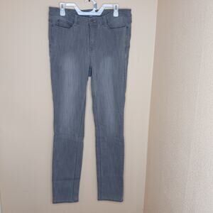 Junarose Five Jeans Womens Size US 14 EU 44 Gray Push Up Slim Mid Rise Denim